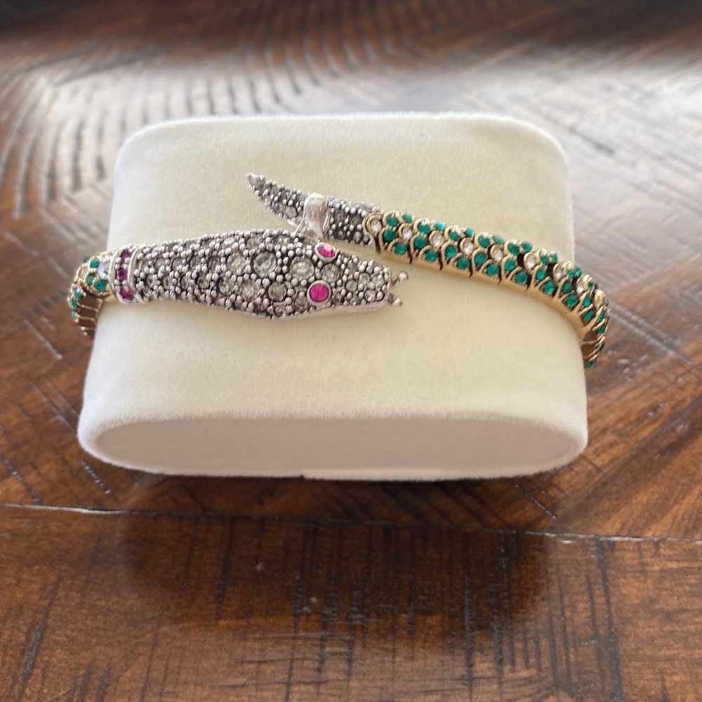 Crystal snake bracelet